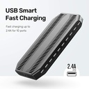10 USB Fast Ports Charge Docking Station